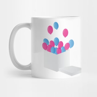 Gender Reveal Invitation, Baby Shower Guess the Sex Party Mug